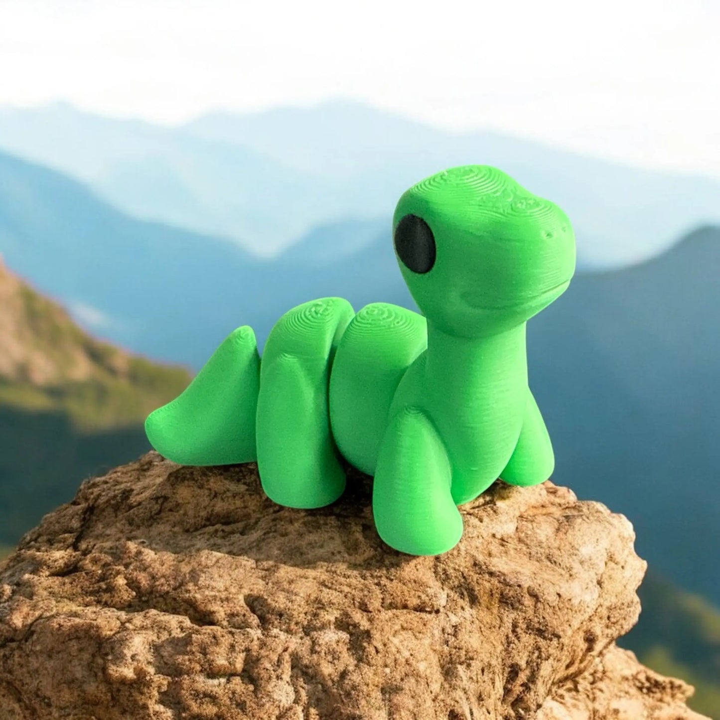 Cute Baby Brontosaurus 3D Printed Figurine Siegel Prints