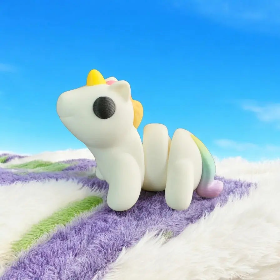 Cute Flexible 3D Printed Unicorn Siegel Prints
