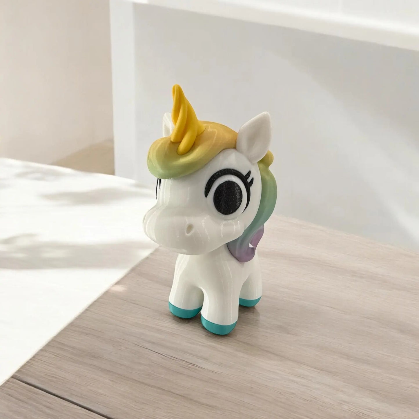 3D Printed Multicolored Unicorn Siegel Prints
