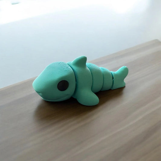 3D Printed Flexible Baby Shark Siegel Prints